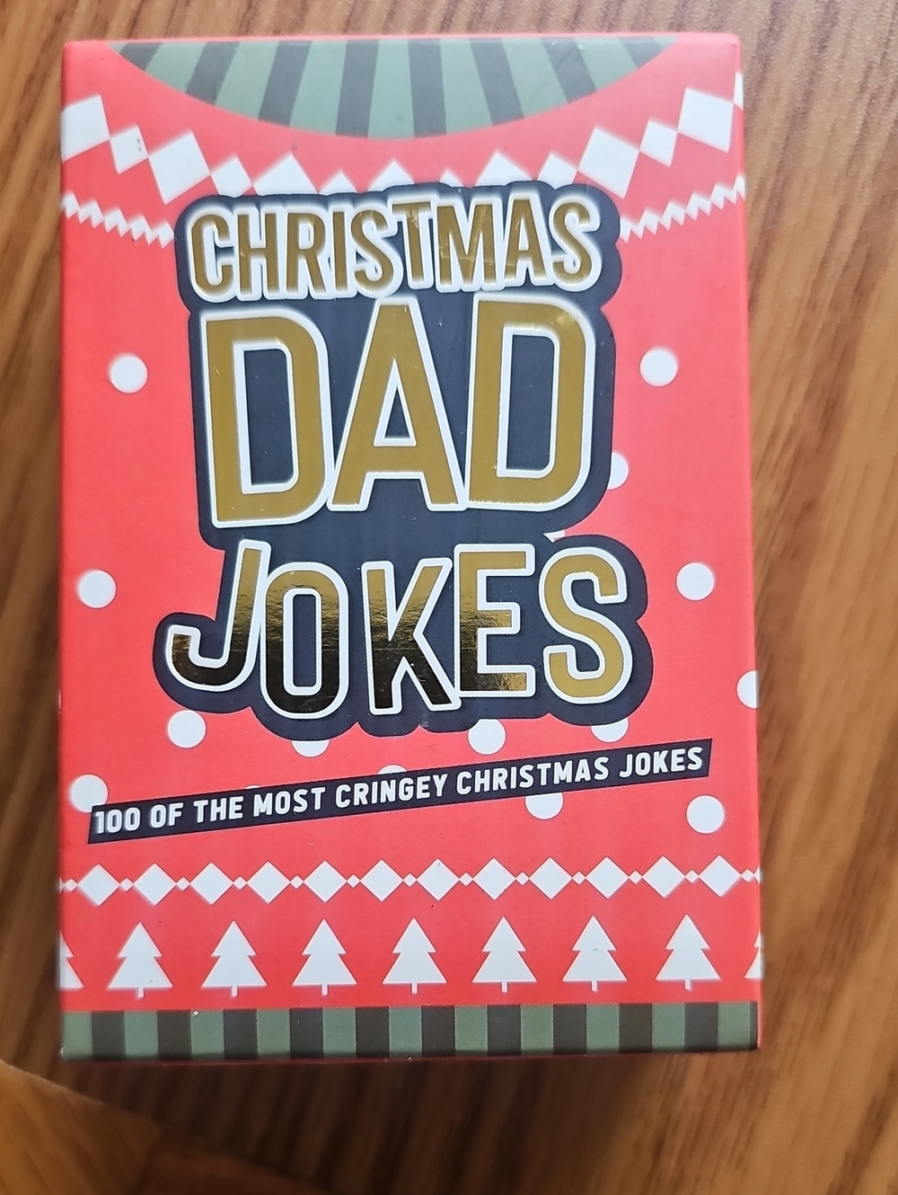 Christmas Dad Jokes Deck NEW